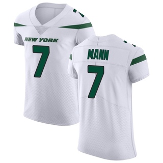 Elite Braden Mann Men's New York Jets Spotlight Vapor Untouchable Jersey - White