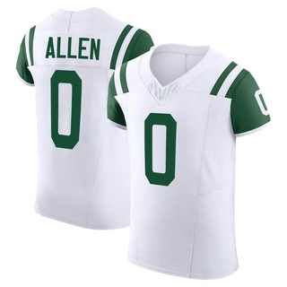Elite Braelon Allen Men's New York Jets Classic Alternate Vapor F.U.S.E. Jersey - White