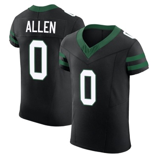 Elite Braelon Allen Men's New York Jets Legacy Alternate Vapor F.U.S.E. Jersey - Black