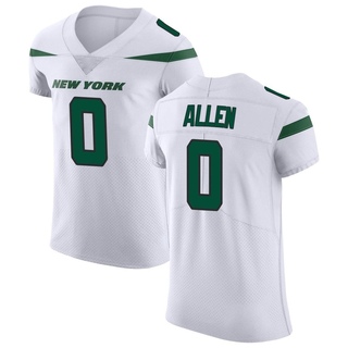 Elite Braelon Allen Men's New York Jets Spotlight Vapor Untouchable Jersey - White