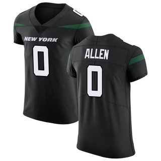 Elite Braelon Allen Men's New York Jets Stealth Vapor Untouchable Jersey - Black