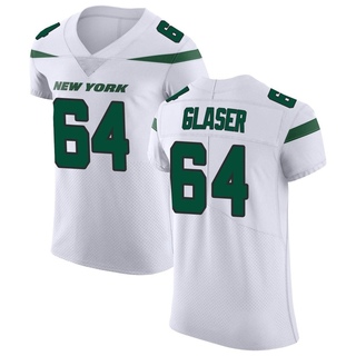 Elite Chris Glaser Men's New York Jets Spotlight Vapor Untouchable Jersey - White