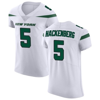 Elite Christian Hackenberg Men's New York Jets Spotlight Vapor Untouchable Jersey - White
