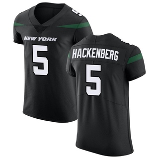 Elite Christian Hackenberg Men's New York Jets Stealth Vapor Untouchable Jersey - Black