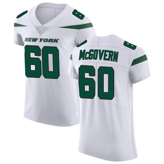 Elite Connor McGovern Men's New York Jets Spotlight Vapor Untouchable Jersey - White