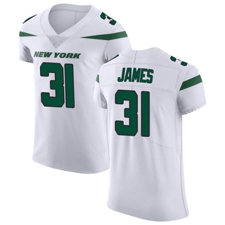 Elite Craig James Men's New York Jets Spotlight Vapor Untouchable Jersey - White