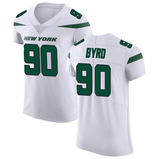 Elite Dennis Byrd Men's New York Jets Spotlight Vapor Untouchable Jersey - White