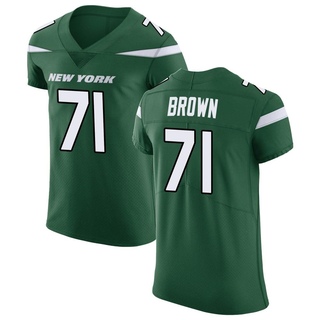 Elite Duane Brown Men's New York Jets Gotham Vapor Untouchable Jersey - Green