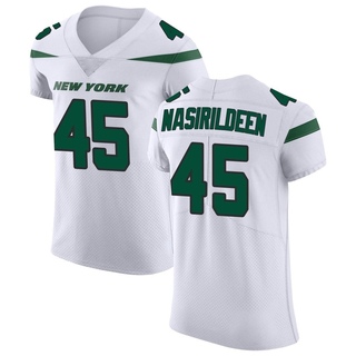 Elite Hamsah Nasirildeen Men's New York Jets Spotlight Vapor Untouchable Jersey - White