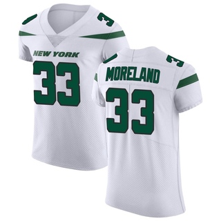 Elite Jimmy Moreland Men's New York Jets Spotlight Vapor Untouchable Jersey - White