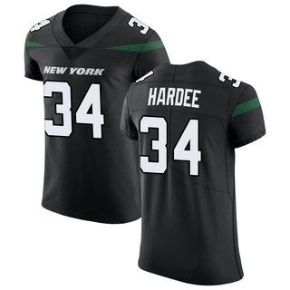 Elite Justin Hardee Men's New York Jets Stealth Vapor Untouchable Jersey - Black