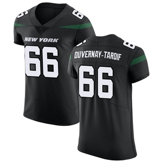 Elite Laurent Duvernay-Tardif Men's New York Jets Stealth Vapor Untouchable Jersey - Black