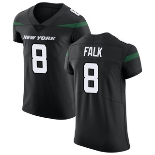 Elite Luke Falk Men's New York Jets Stealth Vapor Untouchable Jersey - Black