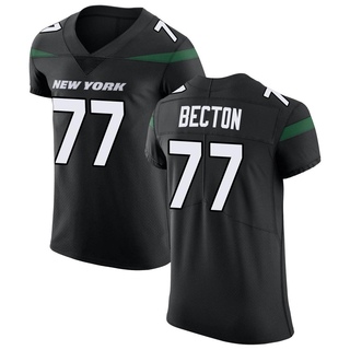 Elite Mekhi Becton Men's New York Jets Stealth Vapor Untouchable Jersey - Black