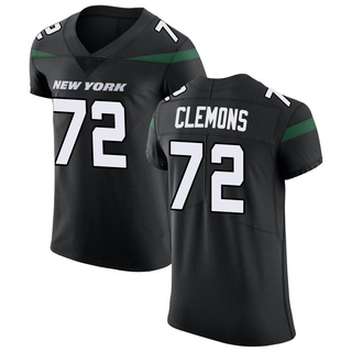 Elite Micheal Clemons Men's New York Jets Stealth Vapor Untouchable Jersey - Black