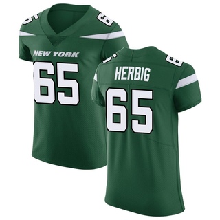 Elite Nate Herbig Men's New York Jets Gotham Vapor Untouchable Jersey - Green