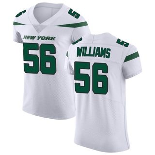 Elite Quincy Williams Men's New York Jets Spotlight Vapor Untouchable Jersey - White