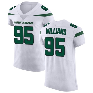 Elite Quinnen Williams Men's New York Jets Spotlight Vapor Untouchable Jersey - White