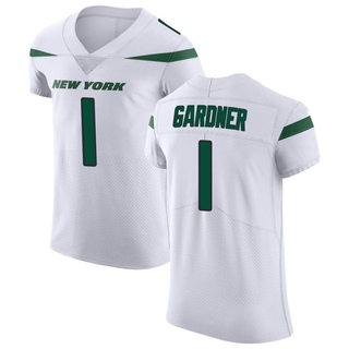 Elite Sauce Gardner Men's New York Jets Spotlight Vapor Untouchable Jersey - White