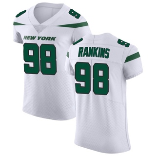 Elite Sheldon Rankins Men's New York Jets Spotlight Vapor Untouchable Jersey - White