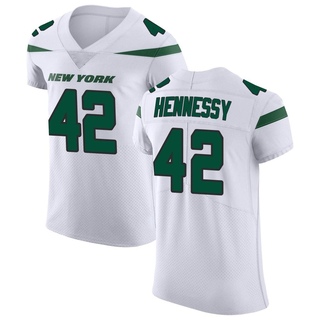 Elite Thomas Hennessy Men's New York Jets Spotlight Vapor Untouchable Jersey - White