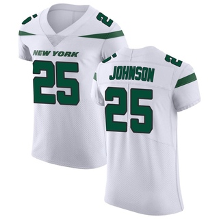 Elite Ty Johnson Men's New York Jets Spotlight Vapor Untouchable Jersey - White