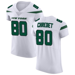 Elite Wayne Chrebet Men's New York Jets Spotlight Vapor Untouchable Jersey - White