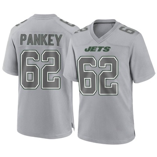 Game Adam Pankey Men's New York Jets Atmosphere Fashion Jersey - Gray