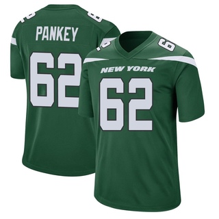 Game Adam Pankey Men's New York Jets Gotham Jersey - Green