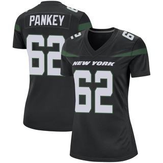 Game Adam Pankey Women's New York Jets Stealth Jersey - Black