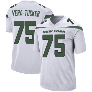 Game Alijah Vera-Tucker Men's New York Jets Spotlight Jersey - White