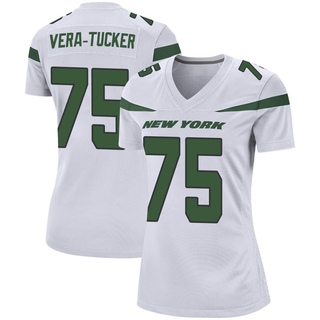 Game Alijah Vera-Tucker Women's New York Jets Spotlight Jersey - White