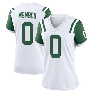 Game Armand Membou Women's New York Jets Classic Alternate Jersey - White