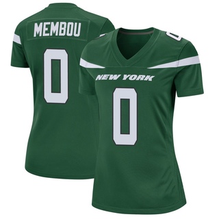 Game Armand Membou Women's New York Jets Gotham Jersey - Green