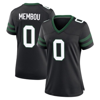 Game Armand Membou Women's New York Jets Legacy Alternate Jersey - Black