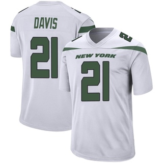 Game Ashtyn Davis Men's New York Jets Spotlight Jersey - White
