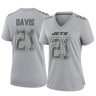 Game Ashtyn Davis Women's New York Jets Atmosphere Fashion Jersey - Gray