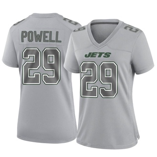 Game Bilal Powell Women's New York Jets Atmosphere Fashion Jersey - Gray