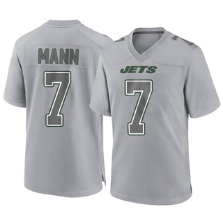 Game Braden Mann Men's New York Jets Atmosphere Fashion Jersey - Gray