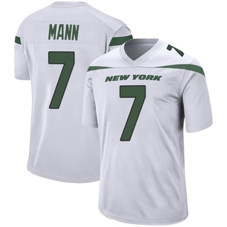 Game Braden Mann Men's New York Jets Spotlight Jersey - White