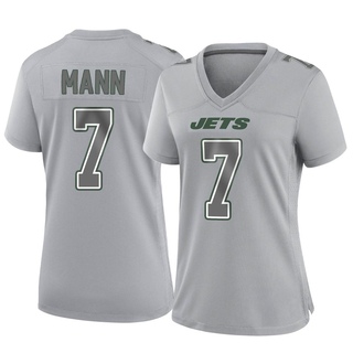 Game Braden Mann Women's New York Jets Atmosphere Fashion Jersey - Gray