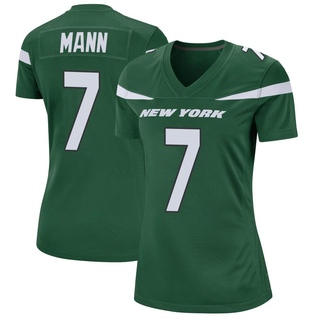 Game Braden Mann Women's New York Jets Gotham Jersey - Green