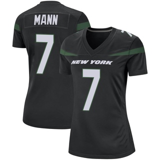 Game Braden Mann Women's New York Jets Stealth Jersey - Black