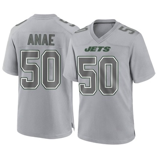 Game Bradlee Anae Men's New York Jets Atmosphere Fashion Jersey - Gray