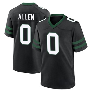 Game Braelon Allen Men's New York Jets Legacy Alternate Jersey - Black