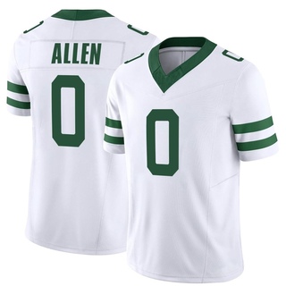 Game Braelon Allen Men's New York Jets Legacy Jersey - White