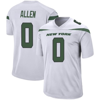 Game Braelon Allen Men's New York Jets Spotlight Jersey - White