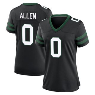 Game Braelon Allen Women's New York Jets Legacy Alternate Jersey - Black