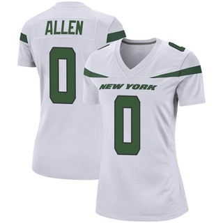 Game Braelon Allen Women's New York Jets Spotlight Jersey - White