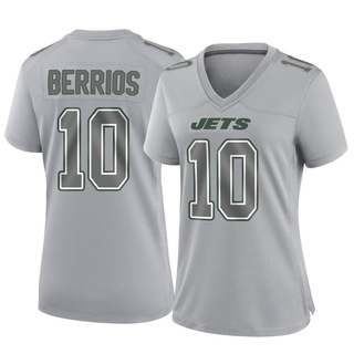 Game Braxton Berrios Women's New York Jets Atmosphere Fashion Jersey - Gray